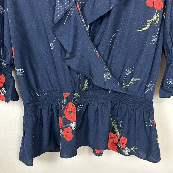 Joie Ottoline Floral-Print Embroidered Top Sz S - Picture 9 of 16